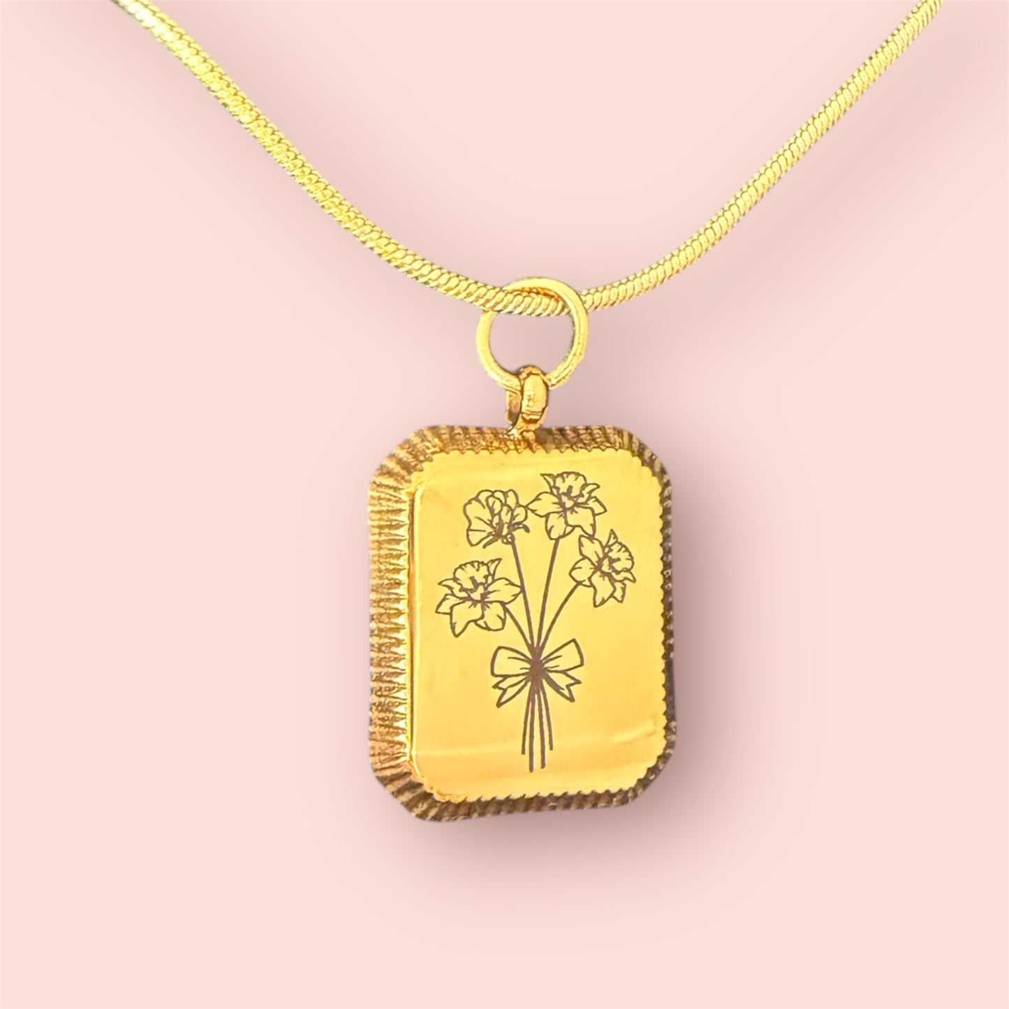 Birthflower Bouquet Necklace