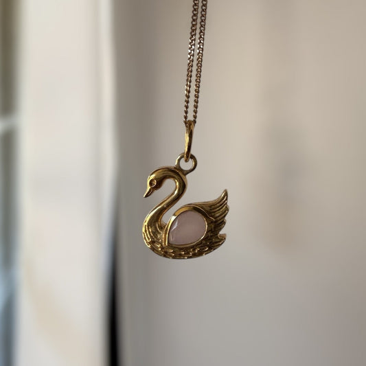 Swan Lake White Rose Quartz