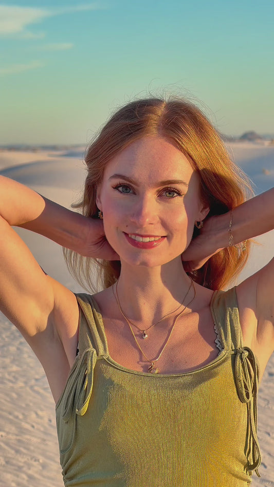 Flow Necklace - Goud